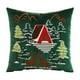 thumbnail image 2 of Juego de almohadas navideñas de peluche con diseño de copo de nieve y árbol de Navidad, de lana bordada, para sala de estar, sofá, decoración para fiestas navideñas., 2 of 5