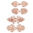 thumbnail image 3 of fenteer 4 Pieces Sweater Clips Alloy Cardigan Collar Clips for Dresses Women Costume Rose Gold, 3 of 8