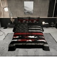 thumbnail image 2 of Erosebridal Grunge USA Flag Bedding Sets Twin with Comforter, Camo American Flag Duvet Insert, Fourth of July Bedroom Decor, Reversible 2 Pieces, 2 of 8
