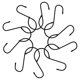 thumbnail image 5 of Black Iron S Shape Hooks for Hanging Use and Sturdy Suitable for Small Tableware 10Pcs, 5 of 5