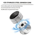 thumbnail image 2 of JUNWELL Manual Coffee Grinder - 420 Stainless Steel Six-Axis Conical Burr  Internal Adjustable Setting for Espresso  Drip Coffee  French Press  Hand Grinder Gift with Grey Finish, 2 of 6