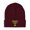 Burgundy, variant on Beanie Menorah Embroidery, One Size, Dark Grey