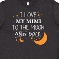 thumbnail image 4 of Inktastic I Love My Mimi To The Moon and Back Youth T-Shirt, 4 of 5