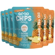 Good Chips by Paramo Snacks Backed Pineapple Chips 6 Pack