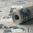 thumbnail image 3 of SIXHOME 4'x6' Area Rugs for Living Room Washable Traditional Distressed Carpet Non Slip Soft Retro Floral Indoor Throw Rug for Bedroom Dinning Room Vintage Blue, 3 of 7