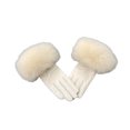 thumbnail image 1 of Sonducket 1 par de guantes de invierno, guantes de calentamiento elásticos portátiles a prueba de viento, decoración de plumas, accesorio de moda guantes y mitones Tipo 3 Sonducket AP013119-03, 1 of 6