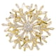 thumbnail image 1 of Broche elegante de copo de nieve de circonita para mujer Broche de copo de nieve de circonita Broches para mujer Insignias para mujer Pines de copo de nieve, 1 of 7