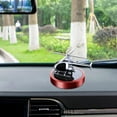 thumbnail image 5 of Solar Car Air Decoration Shaped Design Rotation Small Auto Interior Ornament for Car Vehicles Home Desk Ornament Red, 5 of 8