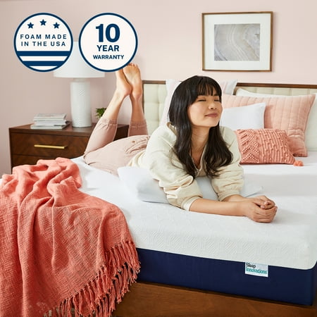 Sleep Innovations - Shiloh 12-Inch Memory Foam Full Mattress - White