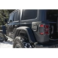 thumbnail image 3 of Fits 1997-2006 Jeep Wrangler TJ Rugged Ridge Body Corner Guard 11650.01 Diamond Tread; Black; Plastic; Set of 2, 3 of 5