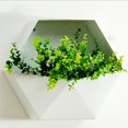 thumbnail image 1 of Colgante Hexagonal, para Flores, para Pntas, Soporte para Pntas en , Decoración Del Jardín para hogar Bnco 35cm perfecl Flower Stand Pot, 1 of 8
