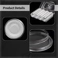 thumbnail image 3 of Coin Collection Storage Box Set with Silicone Holder, Round Display Case with Foam Inserts, Clear Acrylic Coin Holder Container, Protective Coin Collection Supplies for Collectors, Numismatists, 3 of 5