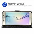 thumbnail image 3 of Samsung Galaxy S6 Cover Leather, Stand Function And Card Slot Black, 3 of 7