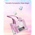 thumbnail image 2 of Adaptador Europeo Plegable LENCENT Rosado con 4 Salidas y 4 Puertos USB (2 USB C) para Alemania, Esp, 2 of 8
