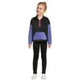 thumbnail image 2 of Athletic Works Girls Pullover and Cozy Legging 2-Piece Outfit Set, Sizes 4-18 & Plus, 2 of 5
