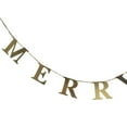 thumbnail image 2 of FRAÎCHE Holiday Gold "Merry Christmas" Hanging Letters Garland, 2 of 5