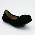thumbnail image 2 of Soft Leather Ballet Flat with Flowerlike Bow - 1936 Boutique Style 811-13, 2 of 20