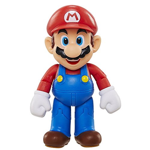 Monde de Nintendo Super Mario Figurine Mario 4" avec Accessoire Mystère