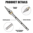 thumbnail image 5 of Kit de rebabas de 10 piezas: herramienta rotativa de vástago milimétrico de 3 × 6 mm para amoladora, carpintería, pulido de metales, perforación de grabado, plata, 5 of 5