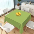 thumbnail image 3 of Tchckioa Solid Color Square Tablecloth,Waterproof Table Cloth for Indoor Outdoor Party Decor,60x60 Inch,Olive Green, 3 of 6