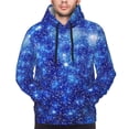 thumbnail image 4 of Bingfone Blurred Star Snow Christmas Men'S Drawstring Hoodie Long Sleeve Pocket Sweatshirts-4x-Large, 4 of 9