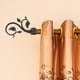 thumbnail image 4 of Cortina Barra decorativa Fin de barras Cortina Accesorios Cortina Reemplazo final Cortina Cortina Corta Cortina Cortina Cortina Cortina Varilla Fin Negro, 4 of 8