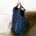 thumbnail image 6 of Women Spring Summer Color Block Cotton Linen Vest Casual Comfortable Top, 6 of 9