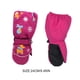 thumbnail image 2 of Guantes impermeables Ounissouiy 6 pares para niños dibujos animados equipo deportivo de conejito Rosa roja, 2 of 6