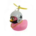 thumbnail image 1 of Lindo patito amarillo con casco y hélice, pato rompevientos, decoración interior, adornos para coche, accesorios, juguete para niños, estrella blanca B, 1 of 5