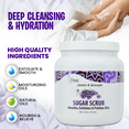 thumbnail image 5 of SPA REDI Sugar Scrub - Exfoliating, Moisturizing, Hydrating and Nourishing, Glow, Polish, Smooth and Fresh Skin - Body Exfoliator, Lavender & Wildflower - 58 Ounces, 5 of 7