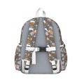 thumbnail image 3 of Cute Boxer Dog and Flowers Florals Backpack for School,Cute School Bag,Schoolbag with Adjustable Shoulder Straps & Padded Back,13.4"x11"x4.7", 3 of 6