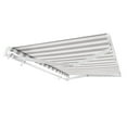thumbnail image 5 of Awntech 10 Ft California Medium Duty Manual Retractable Patio Fixed Awning (120in x 7.88in x 96in), Gray/White Stripe, 5 of 5