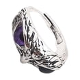 thumbnail image 1 of Sonducket Anillo de búho a prueba de herrumbre hecho en aleación y anillo de ojo de tamaño ajustable brillo metálico informal para fiesta Ropa, zapatos y accesorios Miscelánea Púrpura, 1 of 6