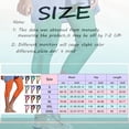 thumbnail image 3 of Women's Yoga Capris Pants High Waist Leggings Crop Straight Leg Athletic Exercise Workout Tight Capris Pants, 3 of 6