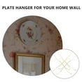 thumbnail image 3 of Worgeous 2pcs Decorative Plate Hangers For Wall Display Metal Plate Holders For Displaying Plates Alloy Plate Wall Hangers Wire Plate Holders For Wall Mounting, 3 of 8