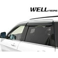 thumbnail image 4 of WellVisors Side Window Wind Deflector Visors - Jeep Grand Cherokee 11-up 2011 2012 2013 2014 2015 2016 with Chrome Trim, 4 of 4
