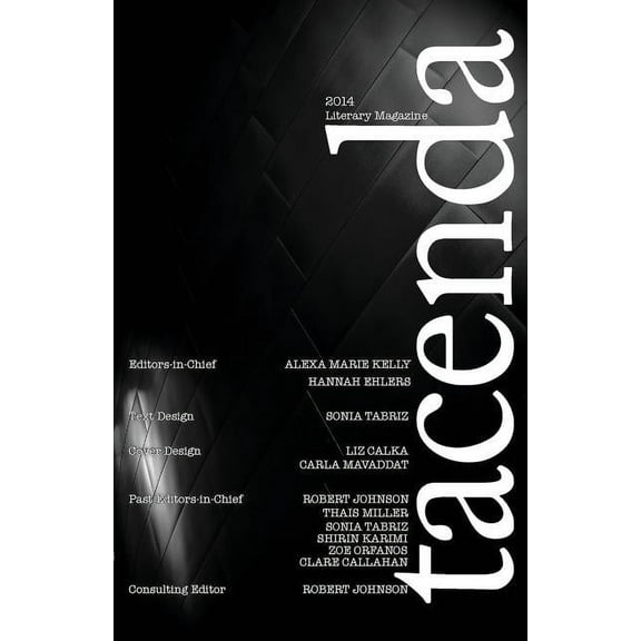 Tacenda Literary Magazine 2014, (Paperback)