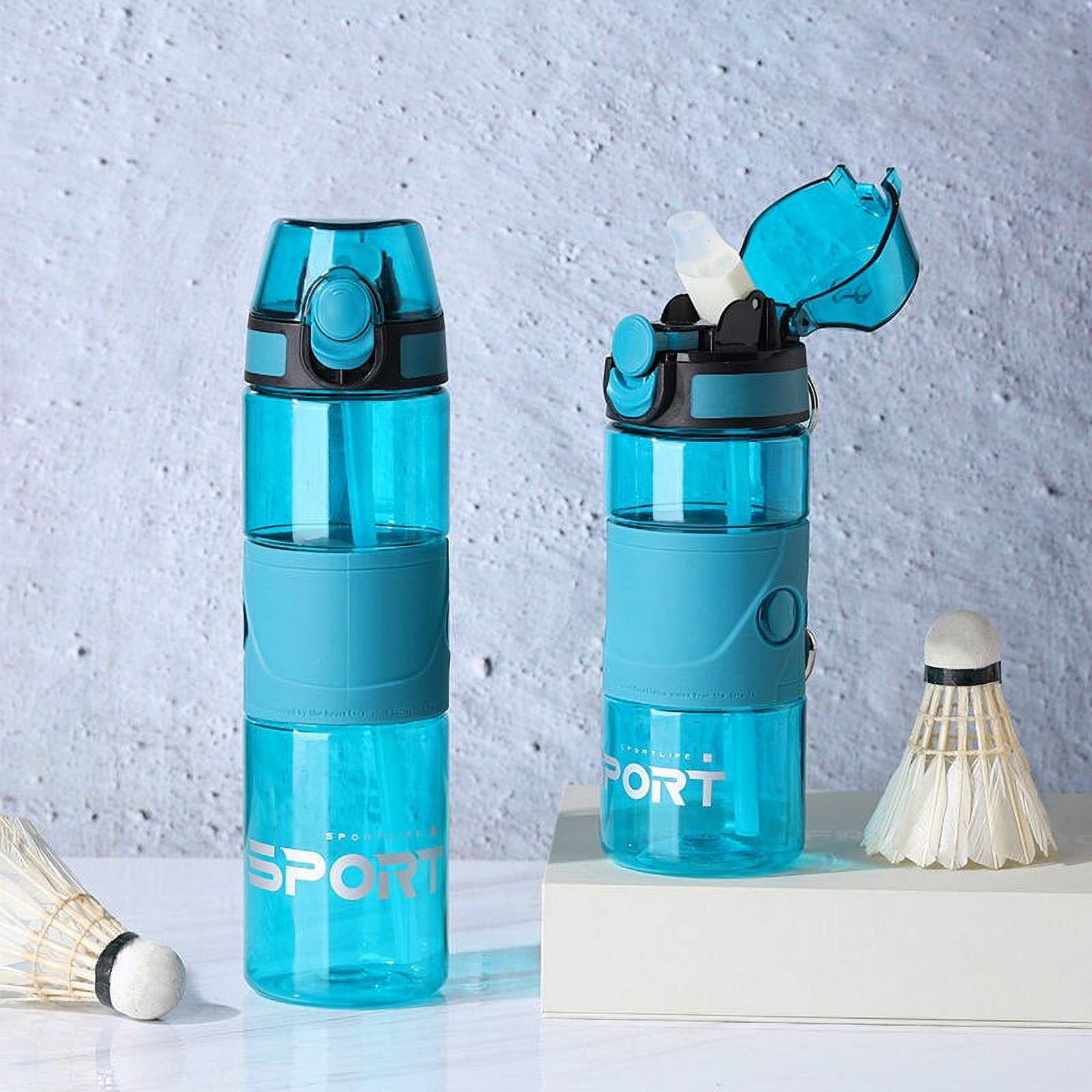 YCNYCHCHY Sports Water Bottle Large Capacity Sippy Cup Plastic Tumble-Resistant Water Cup Fitness Cup For Children Students Male Adults