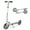 White, variant on TENBOOM Kick Scooter, Black, 3 Adjustable Levels, for Kids, Teens, and Adults, Max Load 240 lbs