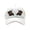 White, variant on Street Style Cartoon Eagle Eye Embroidery Baseball Cap Unisex Washed Distressed Outdoor Sun Casual Hat Blue One Size