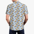 thumbnail image 6 of Wukai Cute Sloth Men’s Polo Shirts,Quick-Dry Athletic Shirt,Classic Fit Shirts-Large, 6 of 8
