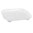 thumbnail image 4 of Organizador de plato giratorio transparente de acrílico desmontable con rotación de 360 grados, bandeja rectangular transparente para refrigerador de cocina, 26 x 35 cm, 4 of 14