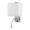 thumbnail image 1 of Cal Lighting LA-8029WL-1-BS Lampe Murale 60W avec Lampe de Lecture Led 1W, 1 of 1