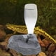 thumbnail image 4 of Alimentador de agua de plástico para reptiles, fuente de agua creativa, suministros para mascotas para tortugas, lagarto (gris), 4 of 5