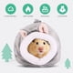 thumbnail image 4 of GOOHOCHY Nido de algodón Balacoo para hámster, erizo, cómodo, cálido, para invierno, saco de dormir para mascotas (gris claro), 4 of 7