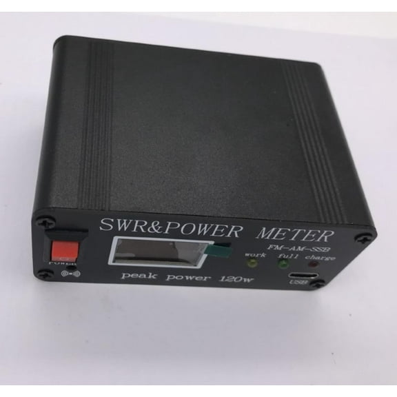Portable SWR Power Meter Battery Level Display, Customizable Call Sign for Radio Operation