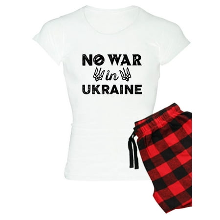 

CafePress - No War In Ukraine - Women s Light Pajamas