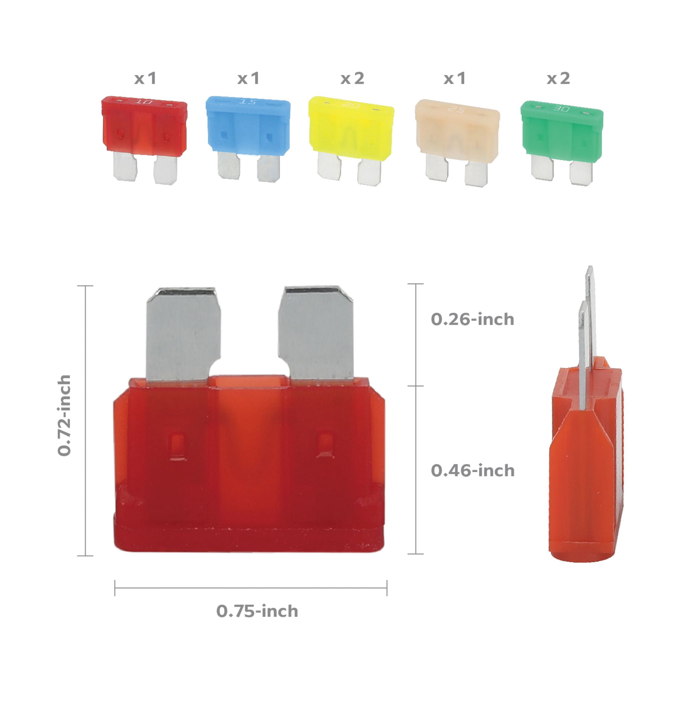 EverStart 29-Piece Emergency Fuse Kit for Ford Vehicles Post-2000