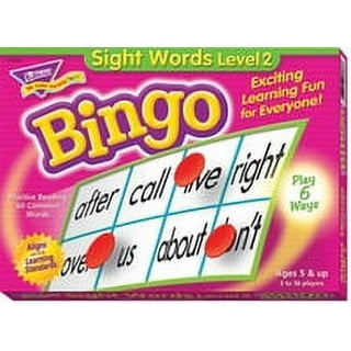 EZ Readers Large-Format 8.5 x 11 Bingo Cards, Jumbo 1-inch