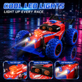 thumbnail image 4 of JoyStone Remote Control Car for Kids, RC Truck 2.4GHz Off-Road Monster Truck with LED Lights, 2 Batteries, RC Toy Car for Boys Girls, 4 of 11